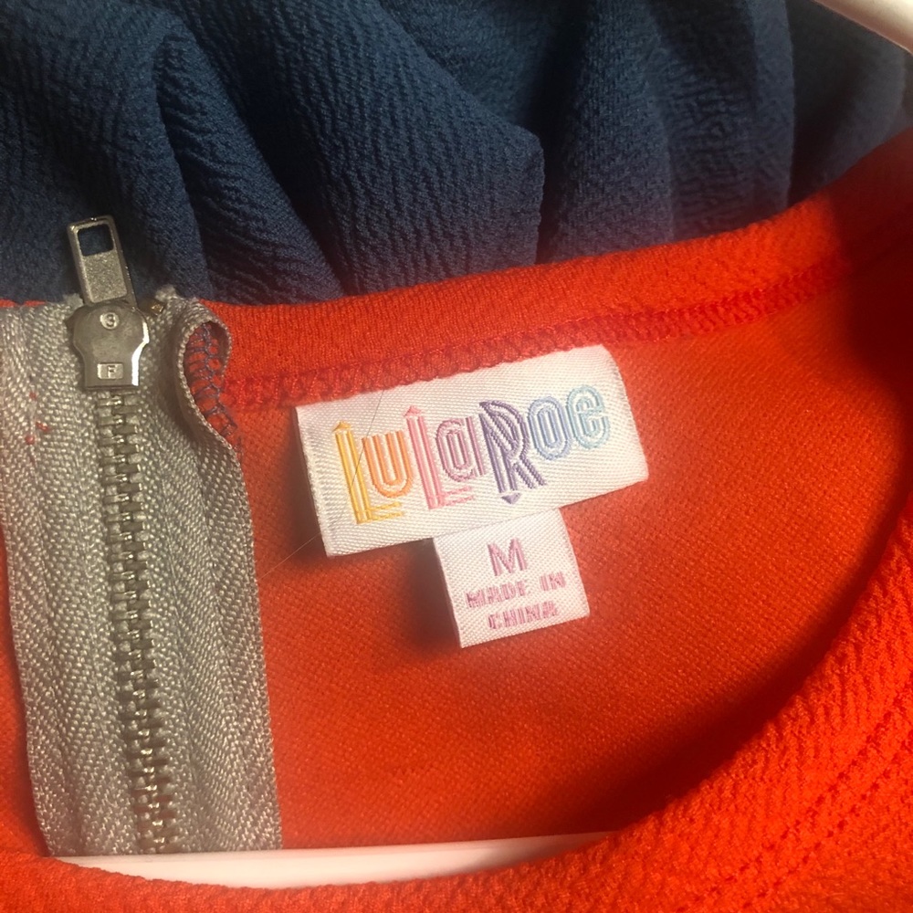 LuLaRoe Amelia Color Block Dress - Picture 4 of 4